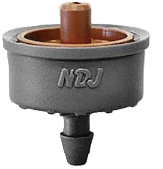 Tryckreglerande Drippers 2l/h grå/brun