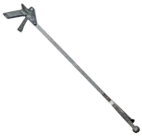 Skräpplockare Tgross Svart handtag 102cm gummi/pistolhandtag