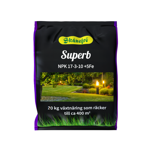 Gödsel Skånefrö Superb 17-3-10 +järn 20kg