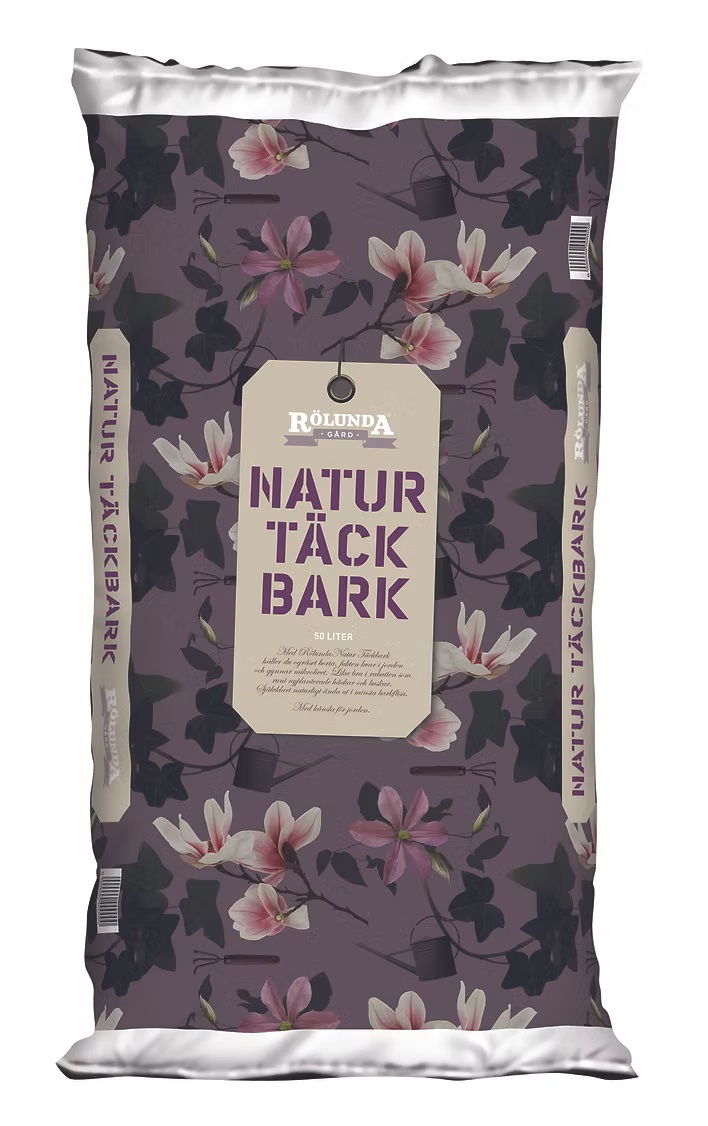 Rölunda Natur Täckbark 50L (vinröd säck)