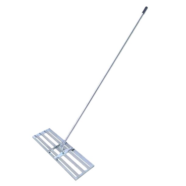 Dressraka i galvaniserat stål inkl stabilt stålskaft