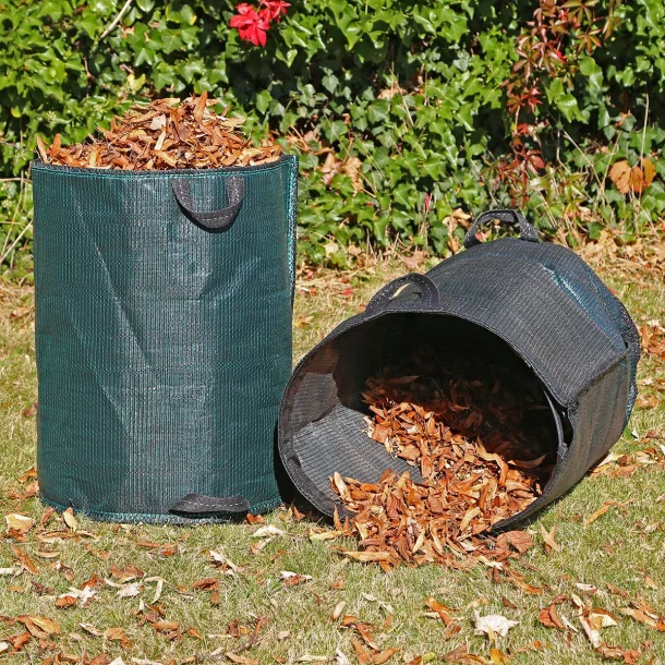 Trädgårdssäck Proffs med påfyllningsring 166L