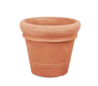 Doppio Bordo ø 45cm Terracotta 34L