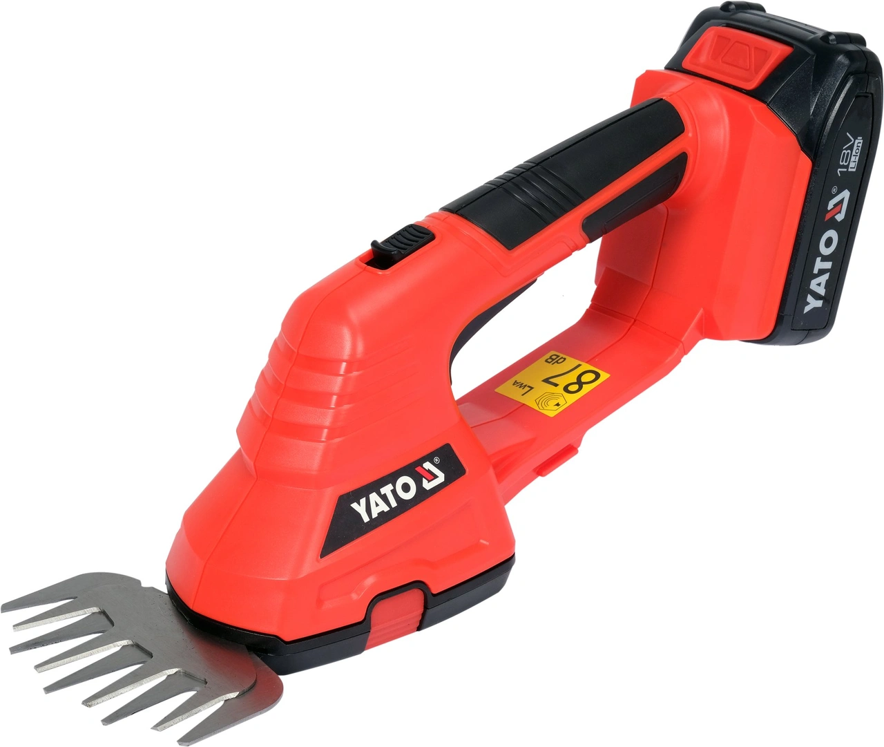 Häck och busksax 18V, inkl batteri och laddare