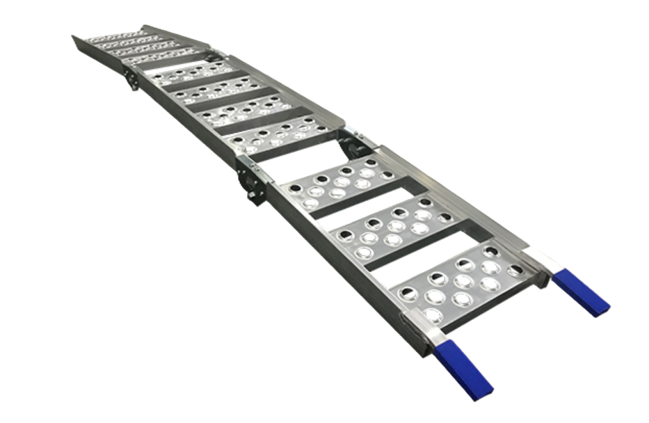 Lastramp aluminium 1985x305mm, vikbar: 715x305mm, 270 Kg