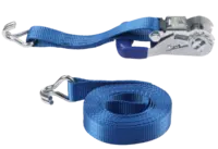 Spännbandsset 38mm med krok. Längd 0,3+4,7m. 1500 daN