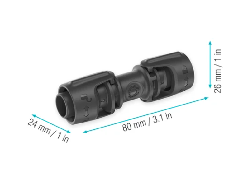 Gardena Skarvkoppling 13 mm (1/2) (3 st)