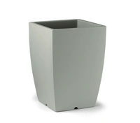 Vaso Genesis quadrato H 60cm, 82L, Ljusgrå