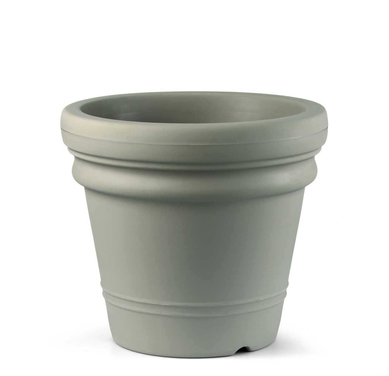 Vaso doppiobordo liscio ø 45cm, 34L, Ljusgrå