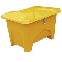 Redskapslåda  280L m gasdämpare /exenterlås GUL