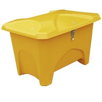 Redskapslåda  280L m gasdämpare /exenterlås GUL