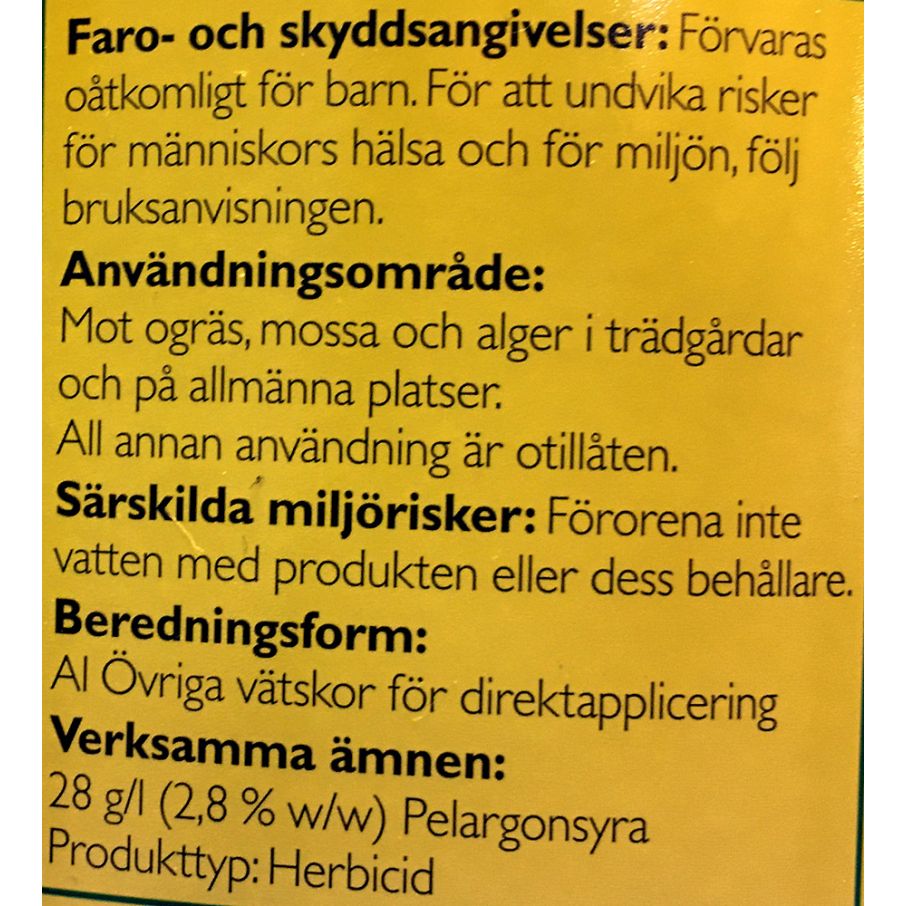 Ogräs Effekt 1000 ml Spray