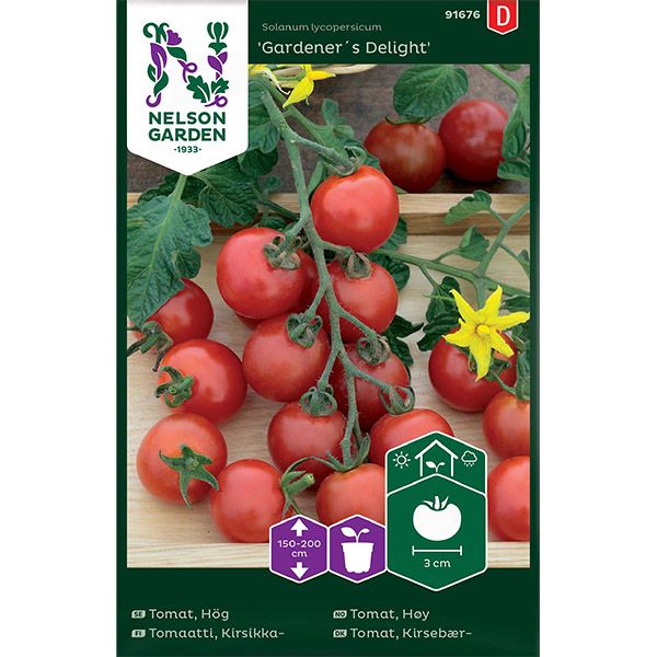 Tomat, körsbärs- Gardeners Delight