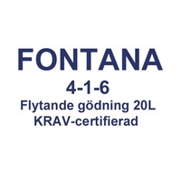 Fontana 4-0,5-5, Flytande kravgodkänd gödning - 20L