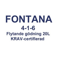 Fontana 4-1-6, Flytande kravgodkänd gödning - 20L