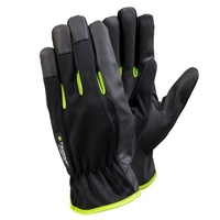 Tegera Syntetläderhandske m förstärkt pekfinger strl 9