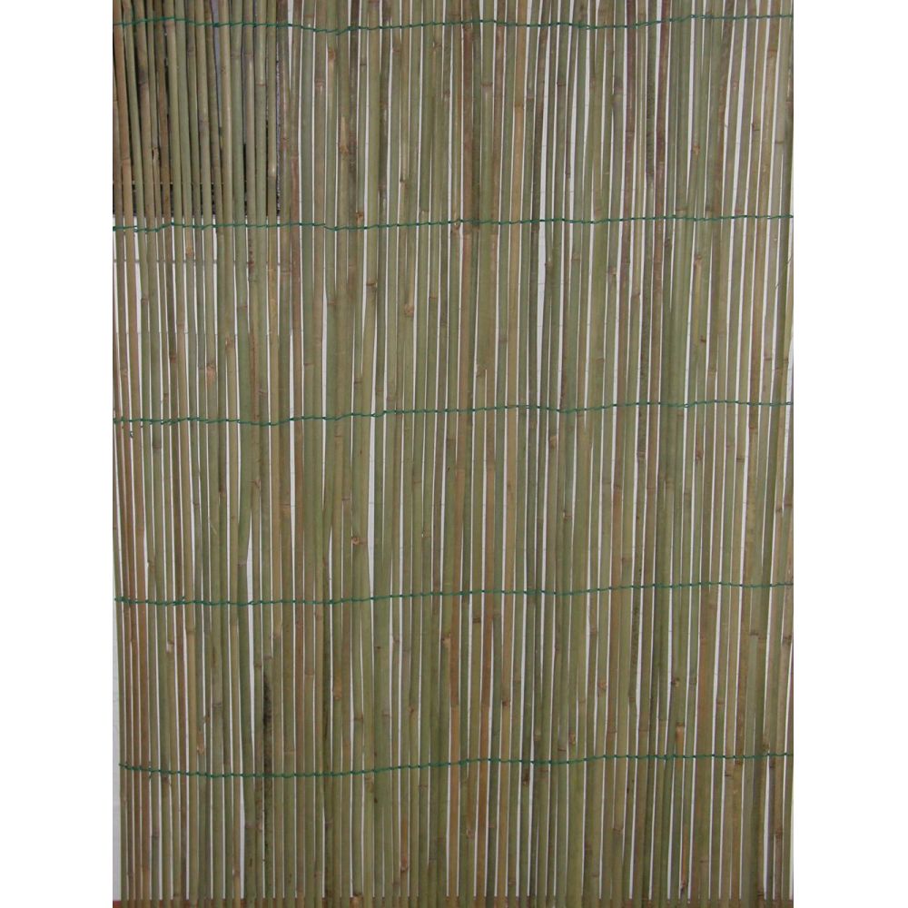 Vindskydd av rund bambu90x200 (K)