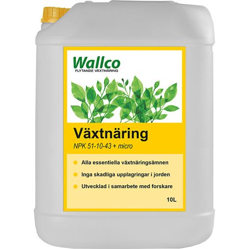 Wallco Växtnäring 51 10 43 + micro 10 L