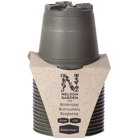 Biokruka grå Ø8cm (20st/fp)