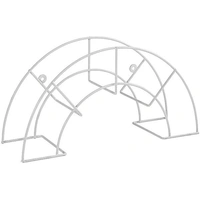 Slanghållare vägg metall vit f 60m