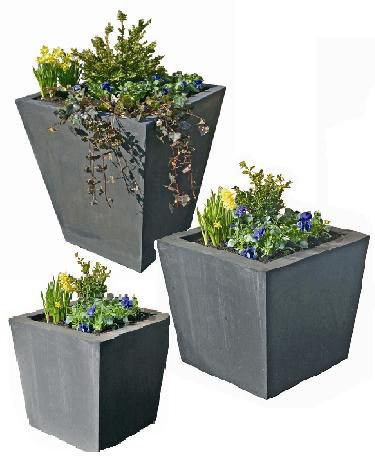 Betongurna Frida Small Antracit  50L