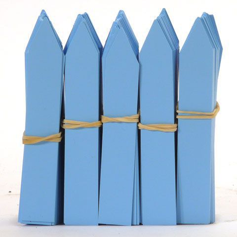 Sticketikett 10cm blå 500st