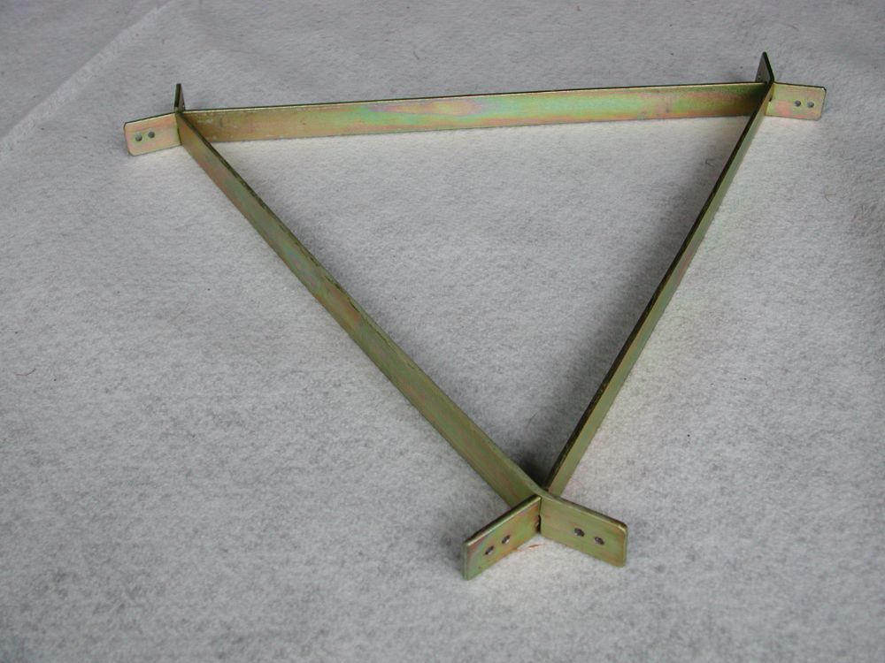 Triangel metall för trädstöd 45cm, 3 delar