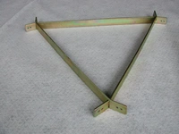 Triangel metall för trädstöd 45cm, 3 delar