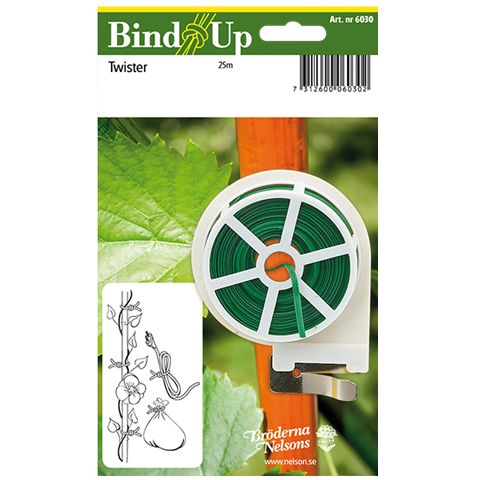 Bindtråd plastöverdragen m avbitare 25 m (10)