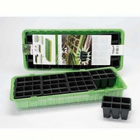 Minidrivhus Large 57x24 cm 48 krukor