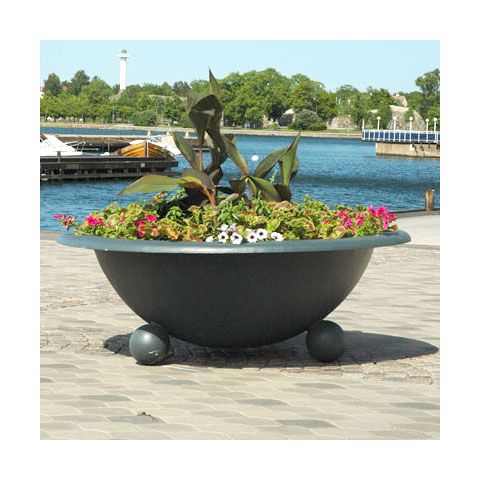 Västervik 100. 190L plantdjup 39cm Svart