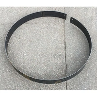Corten trädring Large/låg  Ø96x10