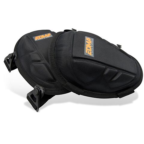 Knäskydd med gel och foamdämpning.