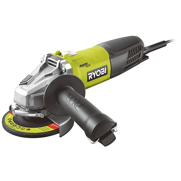 Ryobi Vinkelslip 800W för 125mm skivor