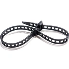 Softbinder 7/260mm, 4 pin/pack, svart