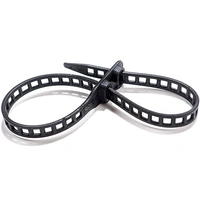 Softbinder 7/260mm, 4 pin/pack, svart