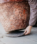 Skyddsmatta ull Ø30cm 2st