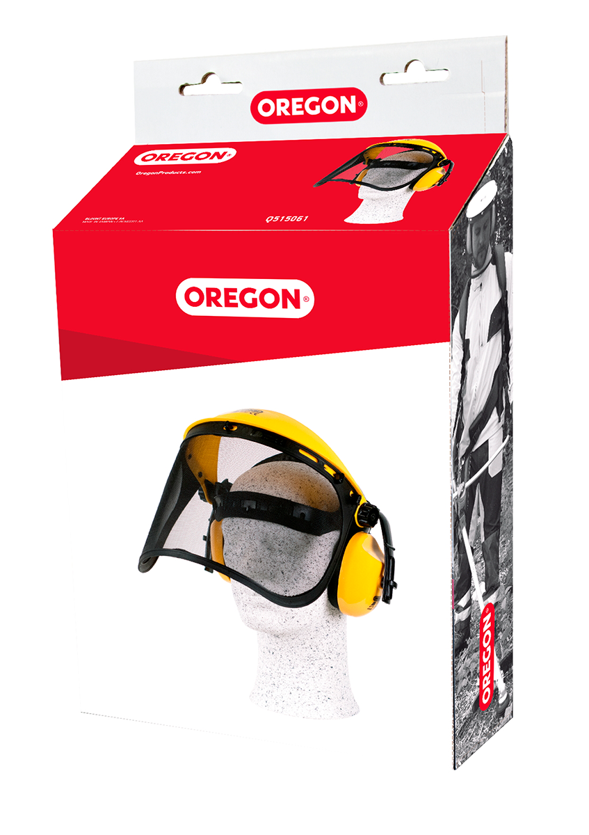 Stålnätsvisir m Hörselskydd