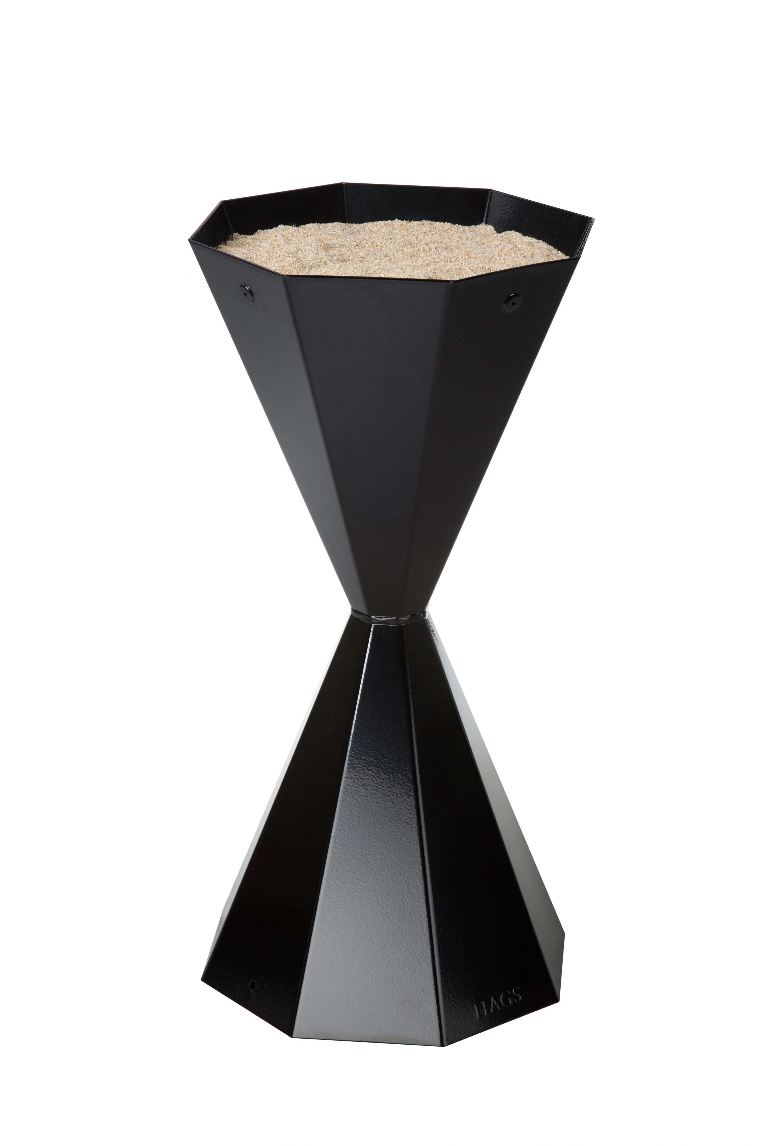 Askkopp Smalviva Svart , Fristående, med galler