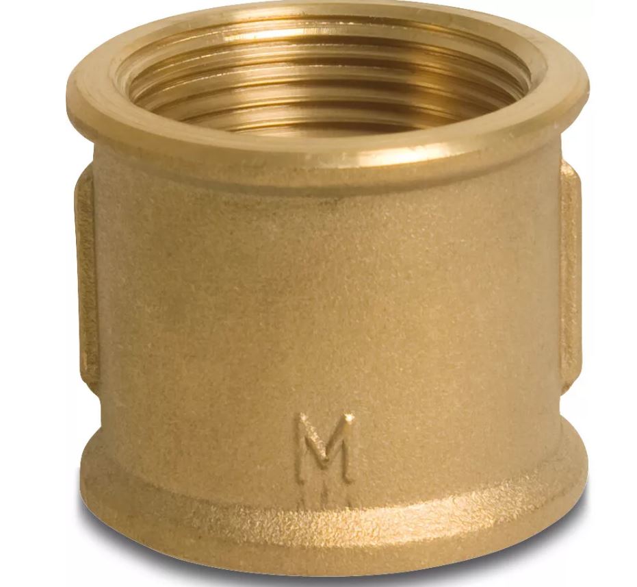 Muff MÄ 1 1/4 inv gänga 30 bar