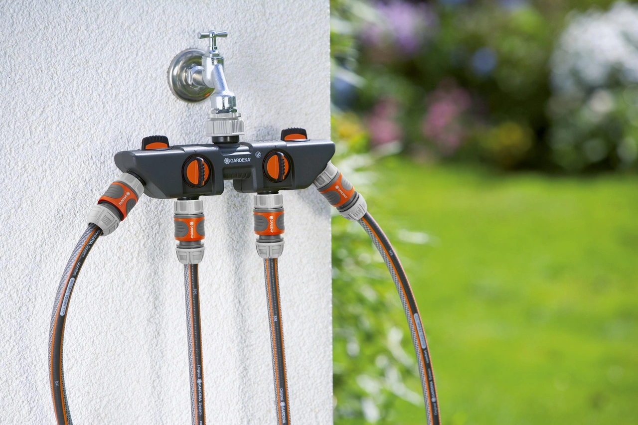 Gardena Vattenfördelare 4 uttag (PROFI)