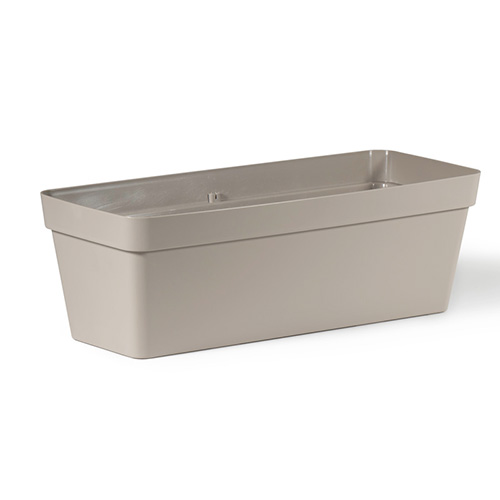 Cassetta Cleo Balkonglåda Grå-Brun 59x19x16 inkl hållare