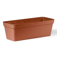 Cassetta Cleo Balkonglåda Terracotta 59x19x16 inkl hållare