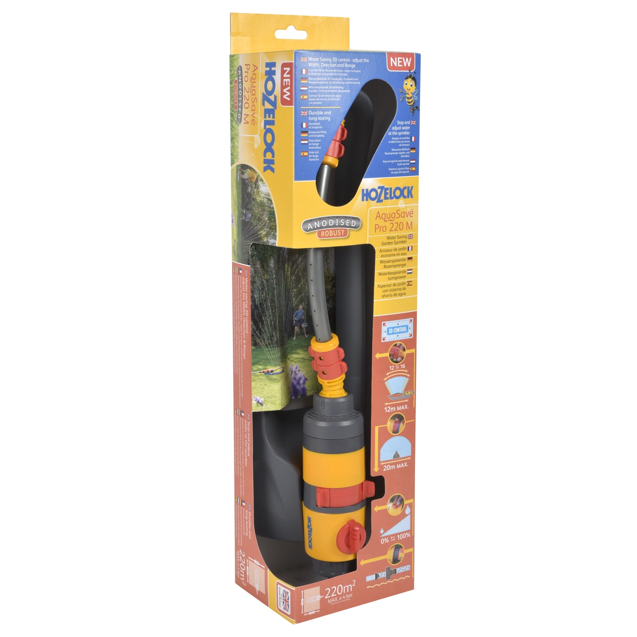 Rektangulärspridare AquaSave Pro 350XL