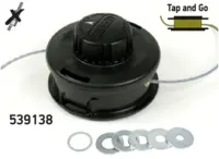 Universal Trimmer huvud Ø 109 mm, Tap&Go Utan Bult