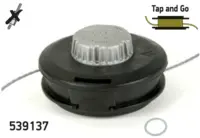 Universal Trimmerhuvud Ø130mm, Tap&Go Utan Bult