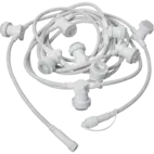 Connecta Ljusslinga E27 för 10 lampor 75cm cc, vit