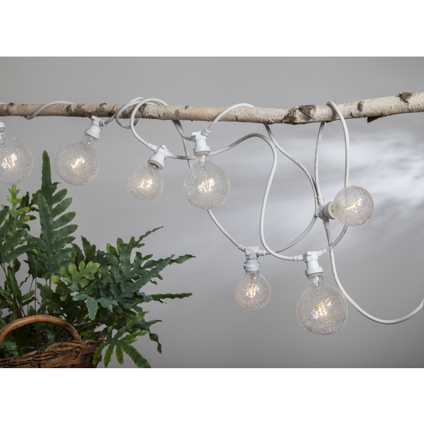 Connecta Ljusslinga E27 för 10 lampor 75cm cc, vit