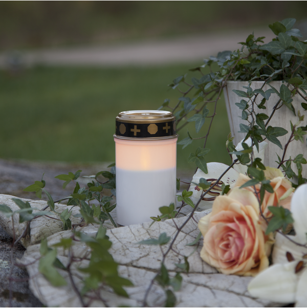 Gravljuslykta LED 6h timer 12cm