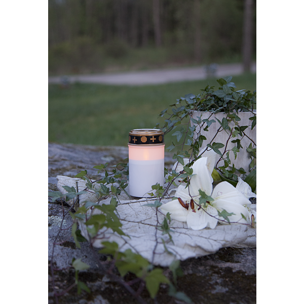 Gravljuslykta LED 6h timer 12cm